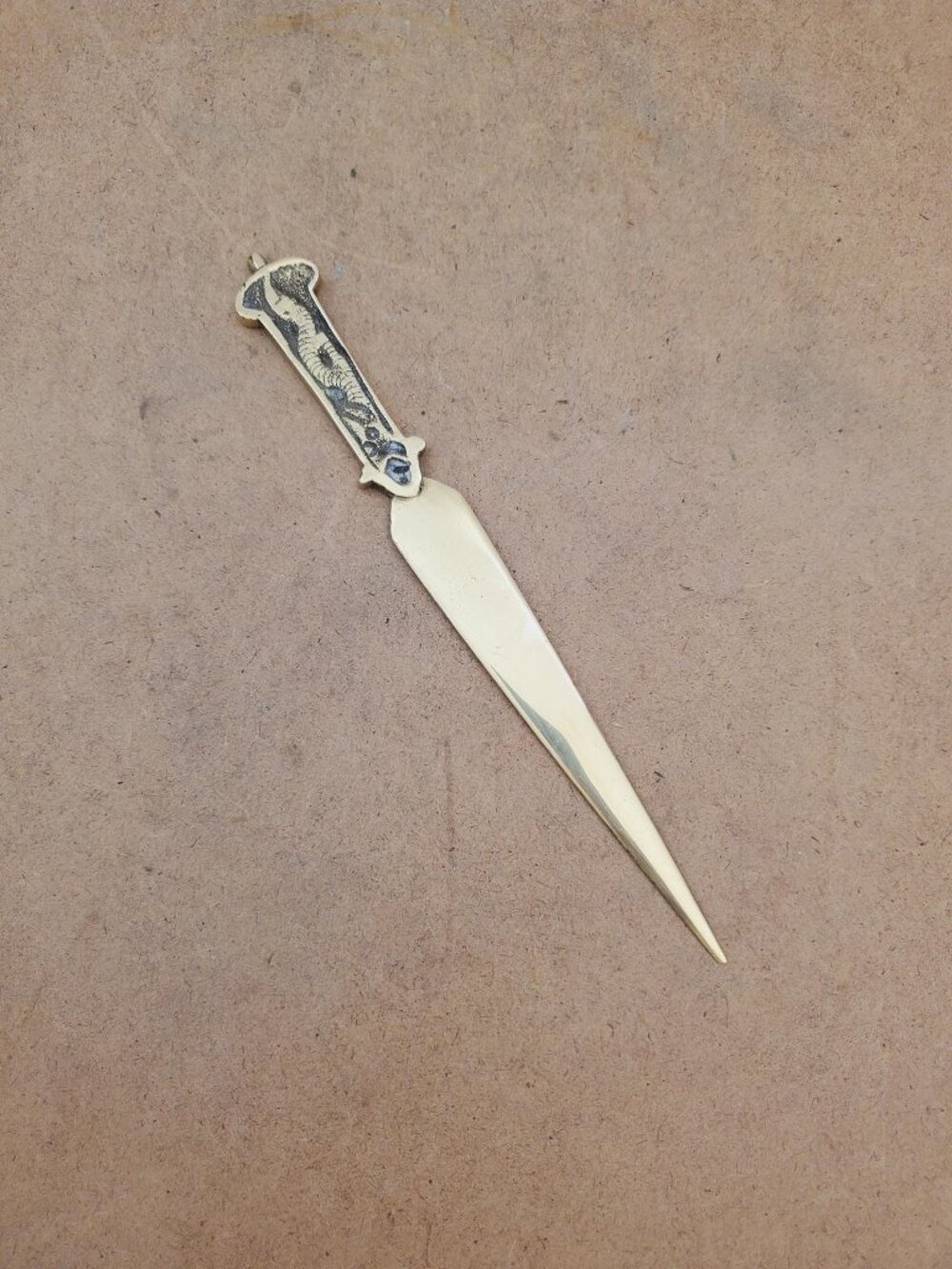 vintage letter opener solid brass Lightweight Envelope Slitter Mail metal Gift